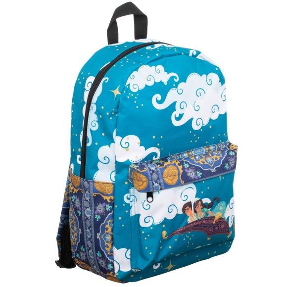 Disney's Aladdin and Jasmine Backpack - Laptop Book Bag - Picture 4 of 7